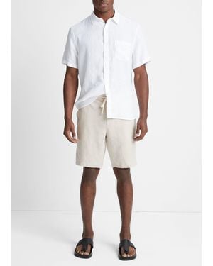 Vince Lightweight Hemp Short, Beige, Size M - Natural