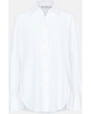 Vince Cotton Button-Front Shirt - White