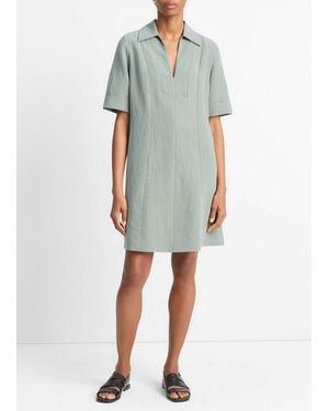 Vince A-Line Short Dress - Green