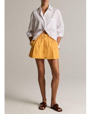 Vince Cotton Pull-On Skort - Orange