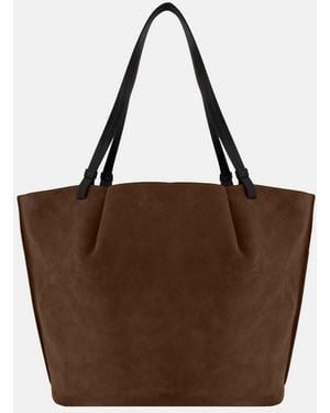Vince Ava Suede Tote - Brown