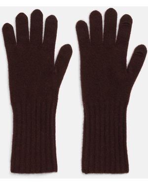 Vince Plush Cashmere Gloves - Brown