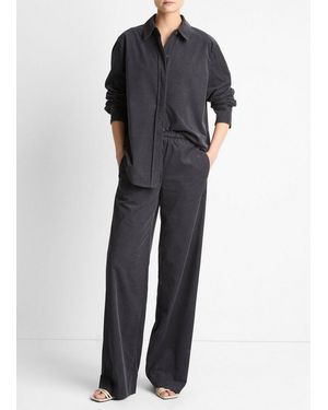 Vince Cotton Corduroy Pull-On Pant - Blue