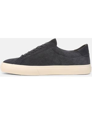 Vince Fulton Suede Trainer - White