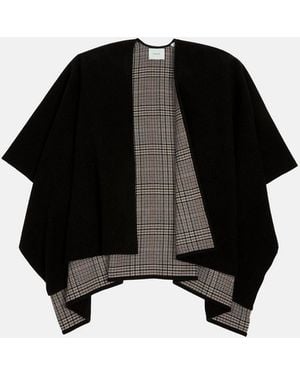 Vince Double-Face Cashmere Cape - Black