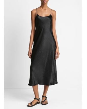 Vince Satin Slip Dress - White
