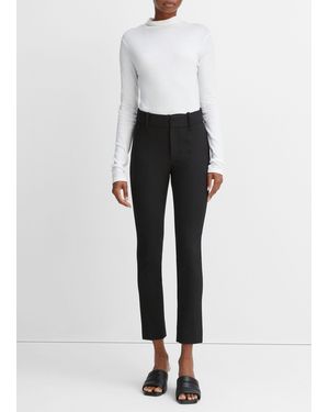 Vince High Rise Cigarette Pant - Natural