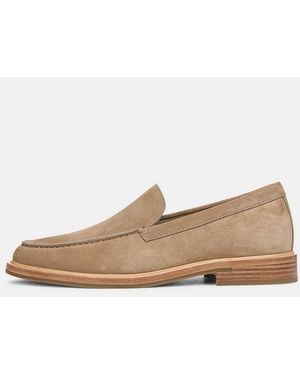 Vince Grant Suede Loafer - White