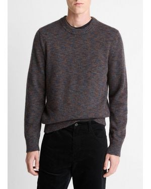 Vince Multi-Mix Alpaca-Merino Wool Jumper - Grey