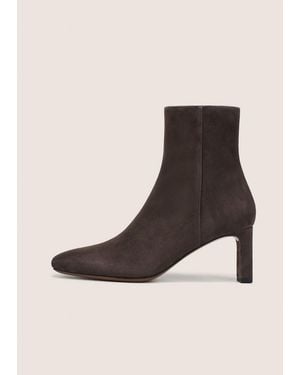 Vince Valetta Suede Ankle Boot - Natural