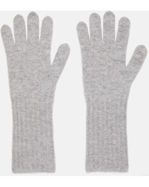 Vince Plush Cashmere Gloves - White