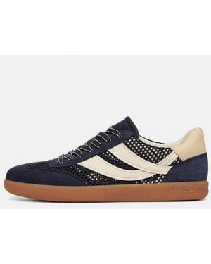 Vince Oasis Netting & Leather Trainer - White
