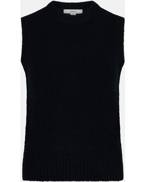 Vince Cotton-Blend Bouclé Shell - Black