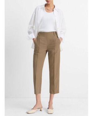 Vince Utility Tab-Detail Pull-On Pant - Natural