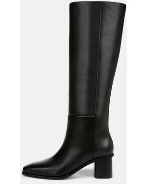 Vince Gerrie Leather Knee Boot - Black