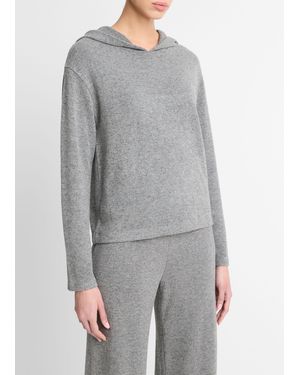 Vince Cosy Long-Sleeve Hoodie - Grey