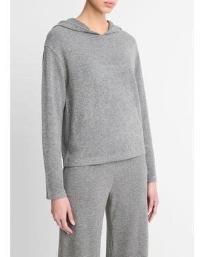Vince Cozy Long-Sleeve Hoodie - Gray