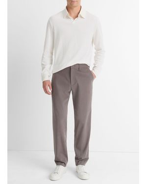 Vince Owen Athletic Stretch-Cotton Pant - White