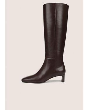 Vince Lilith Leather Knee Boot - Brown