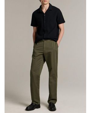 Vince Louie Relaxed Cotton-Linen Chino Pant - Multicolor