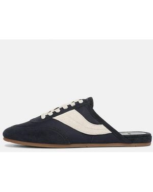 Vince Solstice Suede Sneaker Mule - White