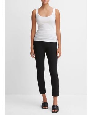 Vince Stitch Front Seam Legging - White