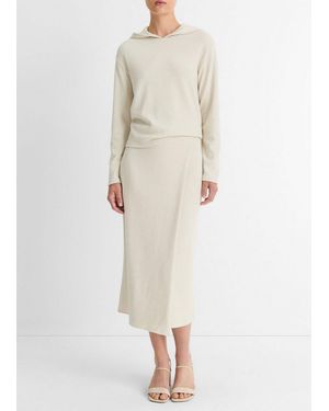 Vince Cozy Wrap Skirt - Natural