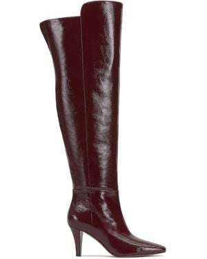 Vince Camuto Sabella Wide Calf Over The Knee Boot - Red