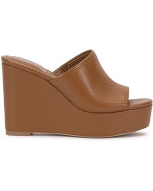Vince Camuto Etta Wedge Sandal - Brown