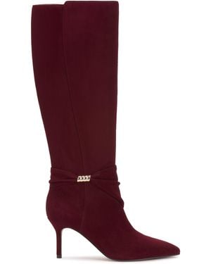 Vince Camuto Meezo Wide Calf Knee High Boot - Red