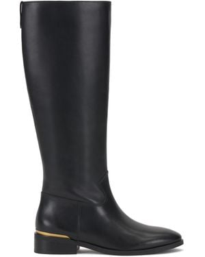Vince Camuto Bercla Extra Wide Calf Knee High Riding Boot - Black