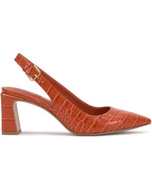 Vince Camuto Hamden Buckle Slingback - Red