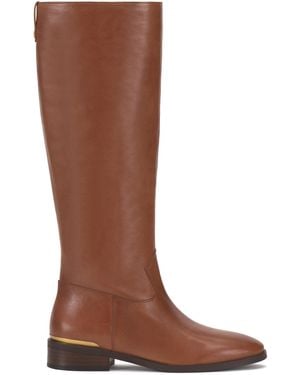 Vince Camuto Bercla Narrow Calf Knee High Riding Boot - Brown