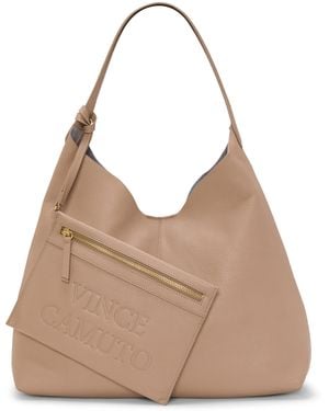 Vince Camuto Jenna Hobo Bag - Natural