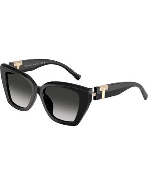 Tiffany & Co. Tf4239U 80013C Sunglasses Acetate Squared Normal Shaded - Black