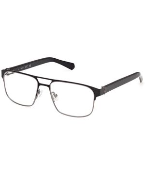Guess Gu50367 2 Optical Frames Metal Squared Normal - Black