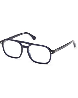 Web We5473 092 Optical Frames Acetate Squared Normal - Black