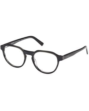 Timberland Tb50032 048 Optical Frames Acetate Round Normal - Black