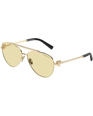 Tiffany & Co. Tf3101B 6210M4 Sunglasses Steel Pilot Photochromatic - Black