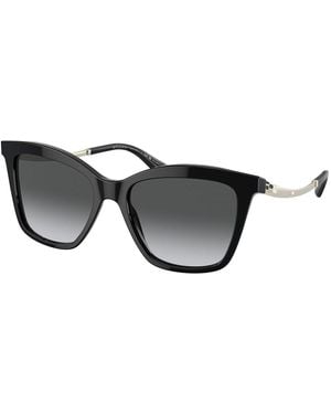 BVLGARI Bv8257 501/T3 Outlet Sunglasses Acetate Cat Eye Polarized Shaded - Black