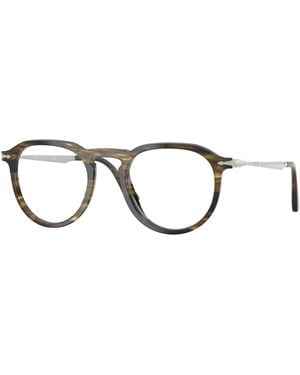 Persol Po3387V Pier 1237 Optical Frames Acetate Pillow Normal - Black