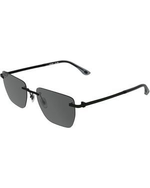 Lacoste L282S 002 Sunglasses Metal Squared Normal - Black