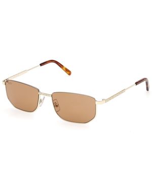 Gcds Gd0079 32J Sunglasses Metal Roviex Squared Normal - Black