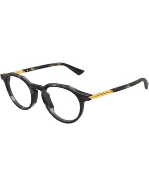 Bottega Veneta Bv1263O 005 Optical Frames Acetate Transparent Round - Black