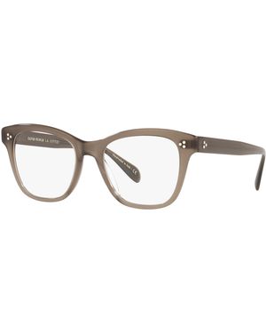 Oliver Peoples Ov5474U Ahmya 1473 Optical Frames Acetate Transparent Pillow Normal - Black