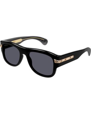 Gucci Gg1517S 001 Sunglasses Acetate Squared - Black