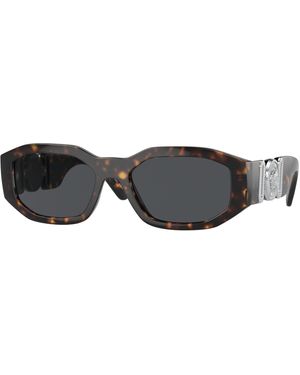 Versace Ve4361 542387 Sunglasses Nylon Geometric Normal - Black