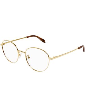 McQueen Am0414O 002 Optical Frames Metal Pantos - Black