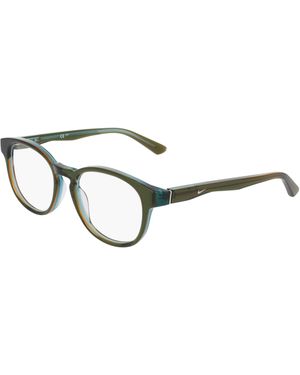Nike 7182 317 Optical Frames Acetate Round Normal - Black