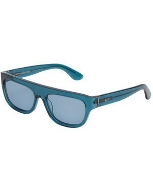 Retrosuperfuture N45 Serioso Sunglasses Acetate Light Geometric Normal - Blue